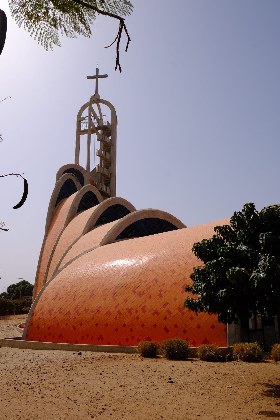 Senegal Église A Priest Shooting a Camera